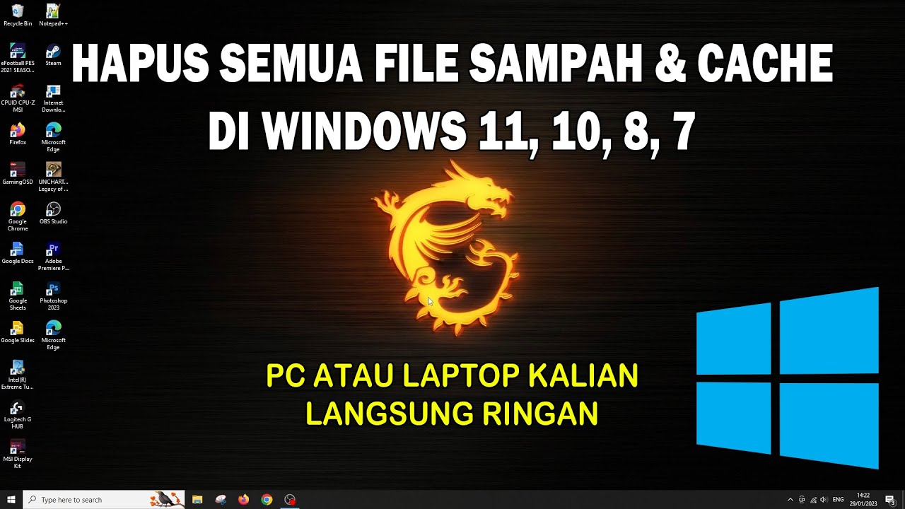 Cara Menghapus Semua File Sampah di Windows 11, 10, 8, 7 - YouTube