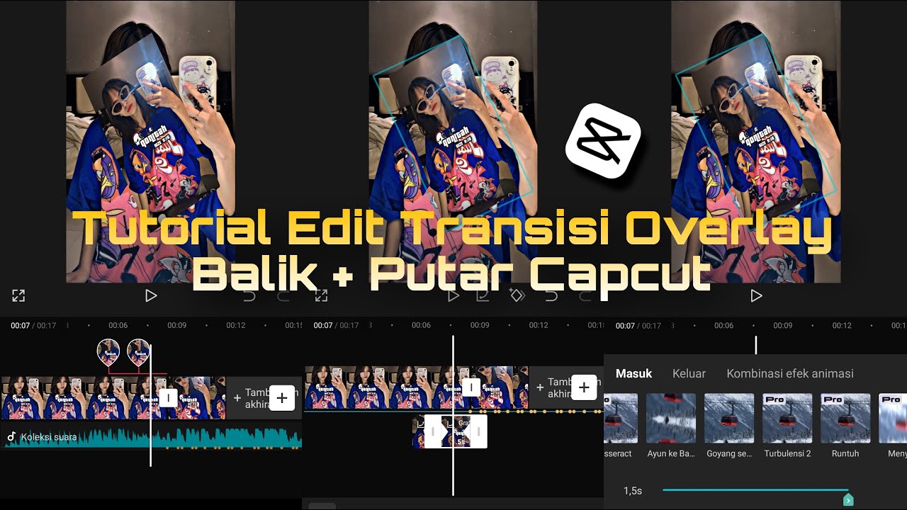 TUTORIAL EDIT TRANSISI OVERLAY BALIK + PUTAR CAPCUT - YouTube TUTORIAL EDIT TRANSISI OVERLAY BALIK + PUTAR CAPCUT - YouTube