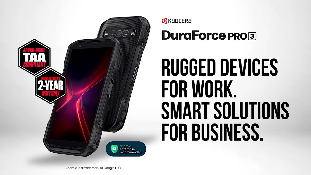Kyocera DuraForce PRO 3 Ultra-Rugged Smartphone on Verizon - YouTube