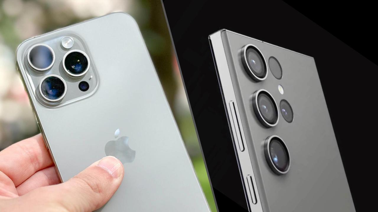 Galaxy S24 Ultra vs. iPhone 15 Pro Max: Comparison of the Premium Phones