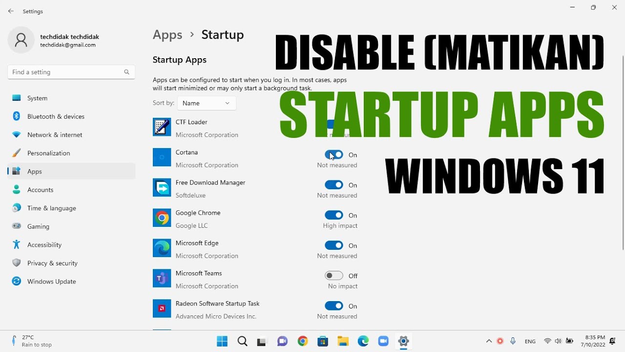 Cara Menonaktifkan Aplikasi yang Muncul Sendiri di Laptop Saat Startup ... Cara Menonaktifkan Aplikasi Startup yang Bikin Laptop Berat